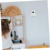 CIYODO 3pcs Clear Acrylic Floating Shelves for Security Cameras Monitors and Speakers Sturdy Wall Mount Bracket with Quick Setup and Elegant Design for Home Office Use view 2