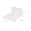 CIYODO 3pcs Clear Acrylic Floating Shelves for Security Cameras Monitors and Speakers Sturdy Wall Mount Bracket with Quick Setup and Elegant Design for Home Office Use view 3