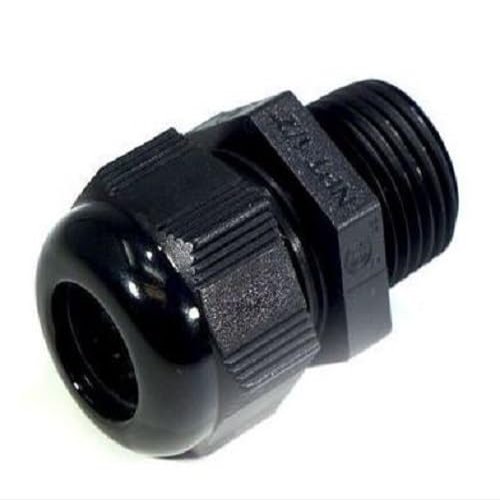 Dome Cap Cable Gland, Polyamide, 1/2" cable range .23 - .47 with o-ring