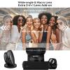 CeezeCam 4K Vlogging Camera with Creator Kits 5K Digital Camera for Photography 64MP Video Camera with Flip Screen, Microphone, Powerbank Tripod, Wide-Angle & Macro Lens, Remote Control, Batteries view 3
