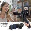 CeezeCam 4K Vlogging Camera with Creator Kits 5K Digital Camera for Photography 64MP Video Camera with Flip Screen, Microphone, Powerbank Tripod, Wide-Angle & Macro Lens, Remote Control, Batteries view 4