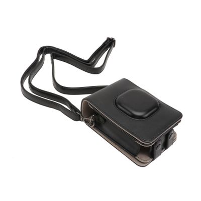KALLORY Pu Leather Camera Shoulder Bag Compatible Mini Crossbody Design for Everyday Scratch-resistant Magnetic Lock Easy Access to Ports and Buttons