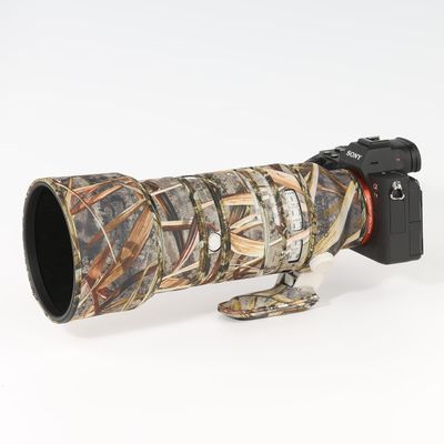 CHASING BIRDS Lens Camouflage Waterproof Coat for Sony FE 50-150mm F2 GM Rainproof Lens Protective Cover Version IV(Reed Camouflage)