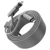 1200Mbps Ethernet Cable for Gen 2 Dish Antenna, 6m Replacement Cable with 0.9m Adapter, IP68 Water Proof Plug and Play for Stable Network Connection view 3