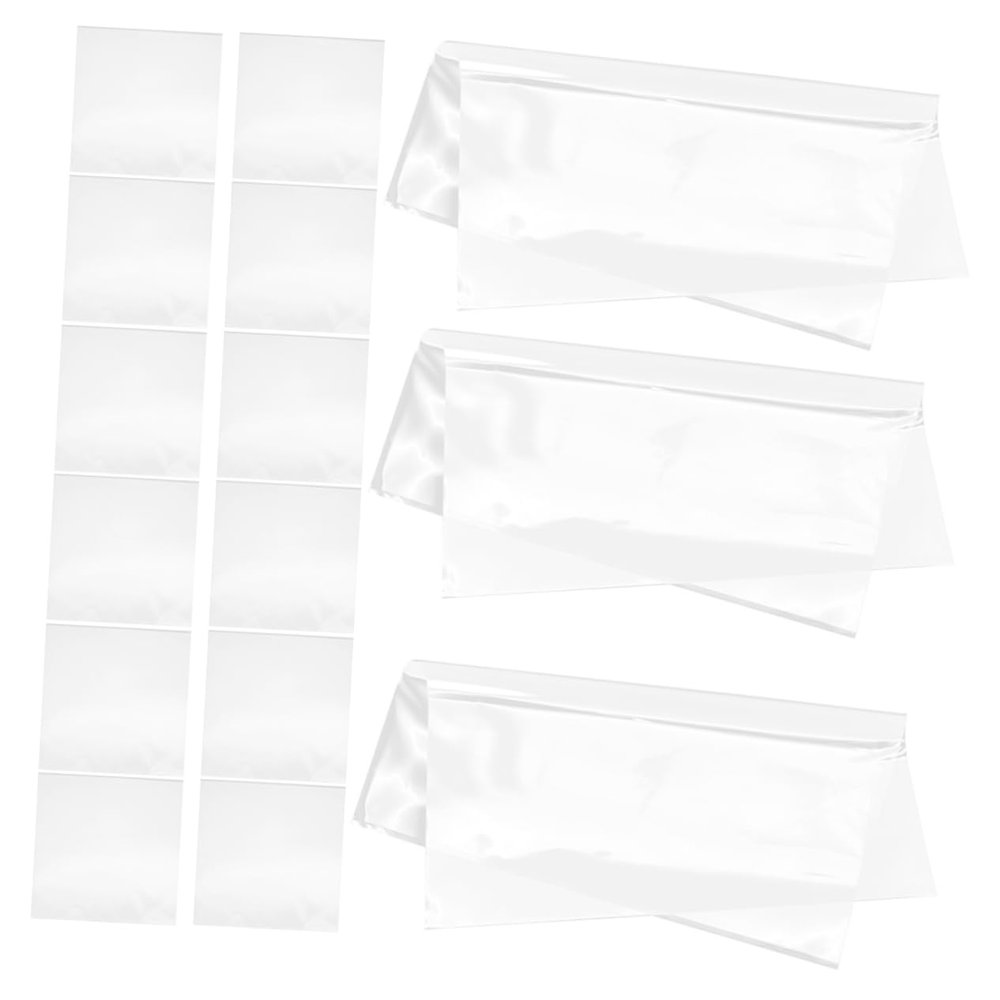 ABOOFAN 25pcs Self-Adhesive Outer Vinyl Sleeves for Standard Vinyl Records Protect Your Album Collection Covers Easy to Seal and Reseal Keep Records