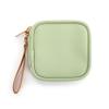 DEMDACO Electronic Accessories Tech Pouch Carry Case Travel Organizer for Cables Chargers and Headphones 4 x 4 Inch Sage Green view 1