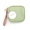 DEMDACO Electronic Accessories Tech Pouch Carry Case Travel Organizer for Cables Chargers and Headphones 4 x 4 Inch Sage Green view 3