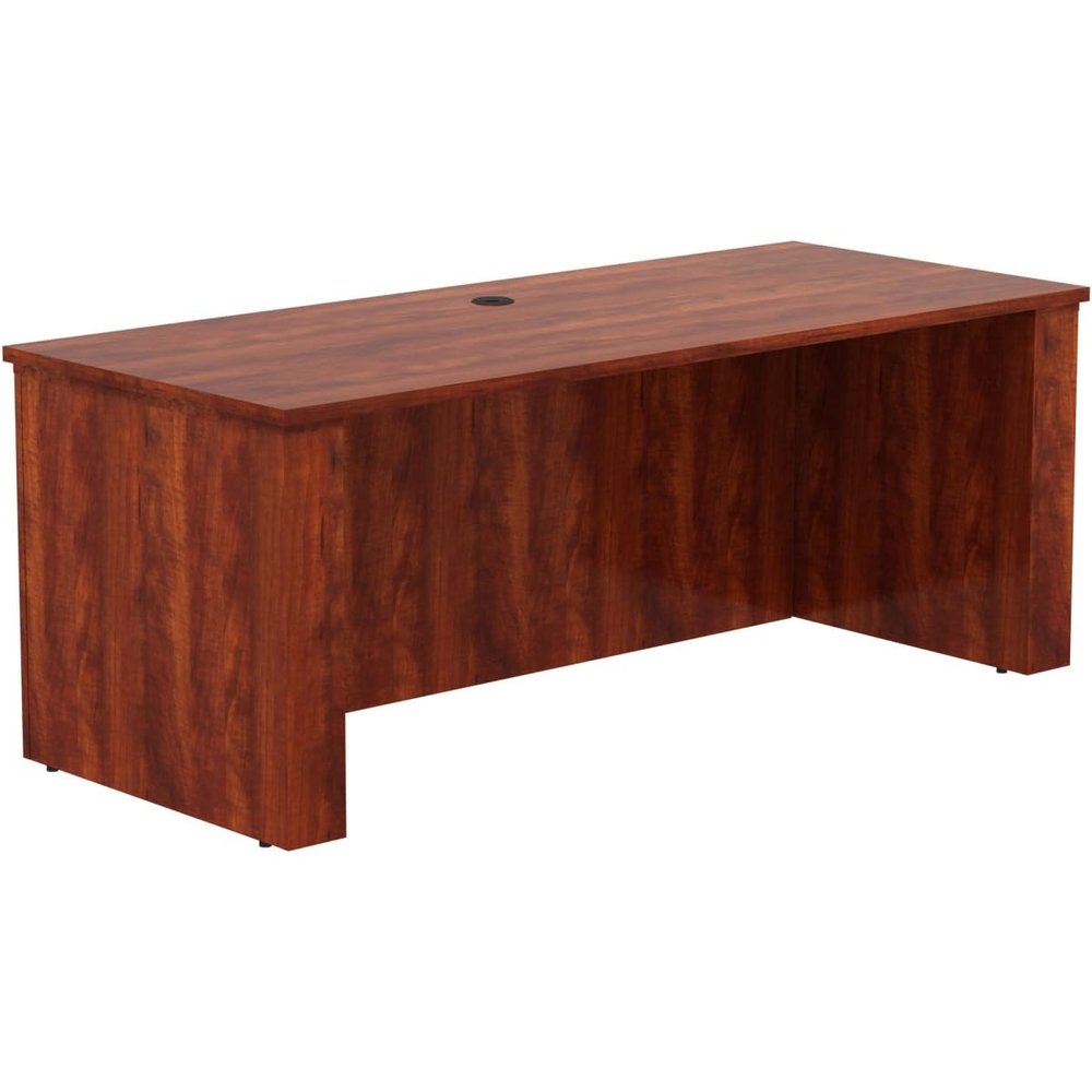 72 x 29 x 49 in. Essentials Sit to Stand Desk Shell, Cherry