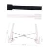 NUOBESTY Folding Portable Laptop Stand for Desk Ergonomic Notebook Cooling Rack Compact Computer Holder for Travel Adjustable Height Design Compatible Laptops view 2