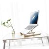 NUOBESTY Folding Portable Laptop Stand for Desk Ergonomic Notebook Cooling Rack Compact Computer Holder for Travel Adjustable Height Design Compatible Laptops view 3