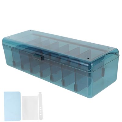 POPETPOP Data Cable Storage Box Cord Organizer Lid Tidy Wrap Cord Organizer Box Under Desk Wire Straps