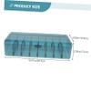 POPETPOP Data Cable Storage Box Cord Organizer Lid Tidy Wrap Cord Organizer Box Under Desk Wire Straps view 2
