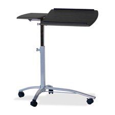 Adjustable Laptop Caddy- 29-.50in.x15in.x27in.-38in.- Black