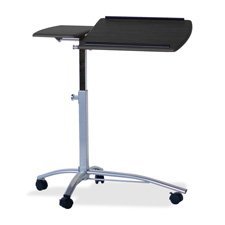 Adjustable Laptop Caddy- 29-.50in.x15in.x27in.-38in.- Black
