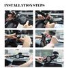 COLLBATH 1Pc Suction Cup Tablet Holder for Vehicles Mount for Tablets and Navigators Durable Storage Rack Easy to Install Black view 4