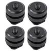 DOITOOL 4PCS Dual Layer Hot Shoe Mount Adapter for Tripod Aluminum Alloy Camera Mount Compatible Flash Holders and LED Lights view 1