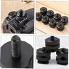 POPETPOP 4PCS Hot Shoe Mount Adapter for Tripod Dual Layer Design Compatible Camera Accessories for Photography and Videography Aluminum Alloy Construction view 2