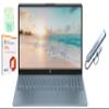 HP 15.6" LED Laptop Computer, 16GB RAM 640GB Storage (128GB UFS+512GB Docking Set), Quad-Cores Intel Pentium, Windows 11 S with 1-Year Microsoft Office 365 Included, PLUSERA Earphones, Moonlight Blue view 1