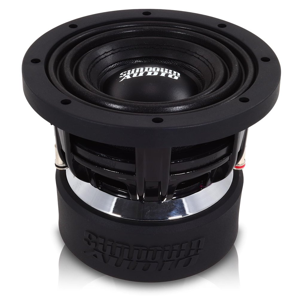 Sundown Audio U-8 D2 8" Subwoofer 750W RMS/1500W Peak, Dual 2-Ohm, 2.25" Aluminum VC, High Temp Copper Coil, Heavy-Duty Cast Basket Optimized for Small Ported Boxes