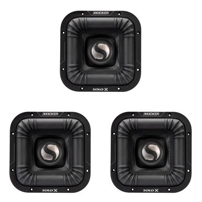 Kicker (3) 49L7X82 - SoloX L7X 8-Inch Competition Subwoofer, 2-Ohm