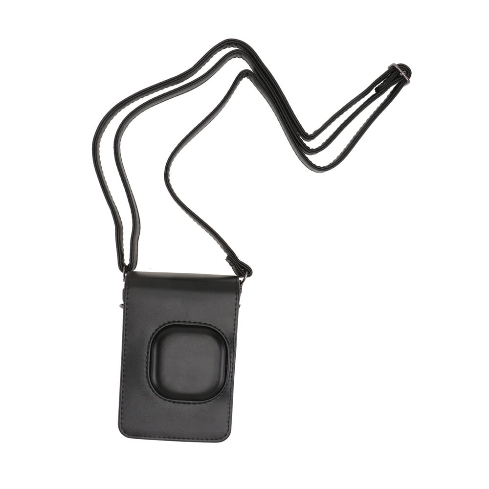 NUOBESTY PU Leather Shoulder Bag Compatible with Mini Liplay Camera Case Pouch Durable and Convenient Design for Easy Lens Access for Photography Enthusiasts
