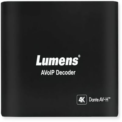 OIP-N60D Dante AV-H 4K Decoder, AV Over IP, HDMI USB RTSP, Low Latency Video Conferencing Streaming, PoE, USB Power