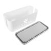 Angoily Cable Storage Box White Cable Organizer Lid for Power Strips Wire Arranging Case for Orderly Spaces view 1
