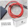 Angoily Cable Storage Box White Cable Organizer Lid for Power Strips Wire Arranging Case for Orderly Spaces view 3