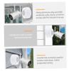 Balacoo Camera Junction Box Outdoor Aluminum Alloy Wall Ceiling Bracket for Cable Management Durable Easy to Maintain Weatherproof for Outdoor Cameras view 4