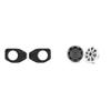 Kicker 45KM654 6.5" Marine Speakers and Overhead 6.5in adapters Compatible with Jeep JL & JT 2018-2023 view 1