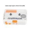 Torvex USB Cassette Converter, Portable MP3 Tape Player, Plug and Play Music Player, Compatible with PC, Earphone Included, Audio Tape to MP3 Converter view 3