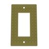 Building Brick Light Switch Cover Plate - Compatible with Standard Construction Blocks - Single Decora (Bronze) view 1