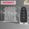 Boxonly 315MHz Smart Key Fob M3N5WY8609 with 5 Buttons & Door Key for Ford Edge,Explorer,Flex,Taurus,Expedition,Focus,Escape,for Lincoln MKS,MKT,MKX,NavigatorKeyless Remote Replacement view 3