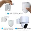 2 Pack Metal Corner Mount Compatible with Eufy SoloCam S340, E30, PTZ Camera, 1Pack Rain Cover Compatible with Eufy SoloCam S340 view 3