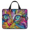 A Psychedelic Cat Laptop Sleeve Case Laptop Sleeve Bag with Handle Ultra-Thin Computer Bag Cover 10inch view 1