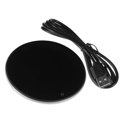 ABOOFAN 15w USB Mug Warmer Mat with Temperature Settings Desktop Heating Coaster for Coffee Tea and Beverages Compact Design for Home Office and Travel