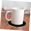 ABOOFAN 15w USB Mug Warmer Mat with Temperature Settings Desktop Heating Coaster for Coffee Tea and Beverages Compact Design for Home Office and Travel view 3