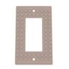 Building Brick Light Switch Cover Plate - Compatible with Standard Construction Blocks - Single Decora (Beige) view 1