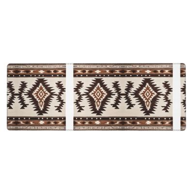 Native Print Mousepad 11.8x31.5 in with 3mm Rubber Base, Non-Slip and Comfortable Design