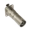 4Pcs Audio Mic Microphone Adapter Cable Connector Plug, XLR 3-Pin Female to Male view 2