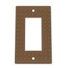 Building Brick Light Switch Cover Plate - Compatible with Standard Construction Blocks - Single Decora (Cocoa Brown) view 1
