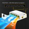 Karono Gigabit PoE Outdoor Waterproof Extender 5 Port, 1 PoE in & 4 PoE Out 90W Ethernet Passthrough Switch, IEEE 802.3af/at/bt Compatible, Plug and Play, Wall Mount view 4
