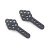 4pcs Replacement Angle & Height Metal Shock Absorber Mounts for 1/10 RC Crawler Car, Black Accessory view 3