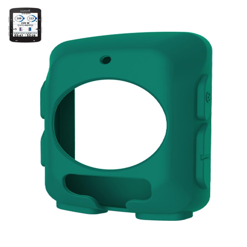Case for Garmin Edge 520 GPS Bike Computer, Sillence Material,Shock-Absorbing and Anti Drop Protection Soft Shell,Green.