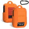 BliFulde Custom Silicone Protective Case, Compatible with Garmin inReach Messenger & Messenger Plus, Drop & Scratch Resistant Durable Cover, Orange(Case Only) view 1