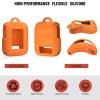 BliFulde Custom Silicone Protective Case, Compatible with Garmin inReach Messenger & Messenger Plus, Drop & Scratch Resistant Durable Cover, Orange(Case Only) view 2