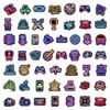 100pcs Neon Video Game Waterproof Vinyl Stickers - Gamer Decor & Party Favors Gifts for Laptop, Water Bottle, Skateboard view 3