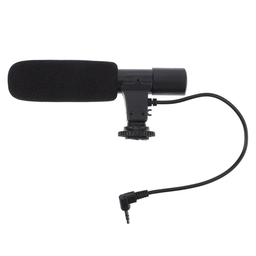 TEHAUX 1pc Professional Camera Microphone DSLR Accessory Recording Mic for Vlogging