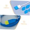 DOITOOL 40pcs USB Dust Cover Caps Silicone USB Male Port Protectors for Data and Charging Cables Stylish and Variety view 3