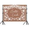 10X10ft Cielito Lindo Party Decorations Photo Backdrop Photography Background, Mexican Baby Shower Talavera Backdrops Photo Booth Prop Banner Balloons Wall Decor Tablecloth view 2